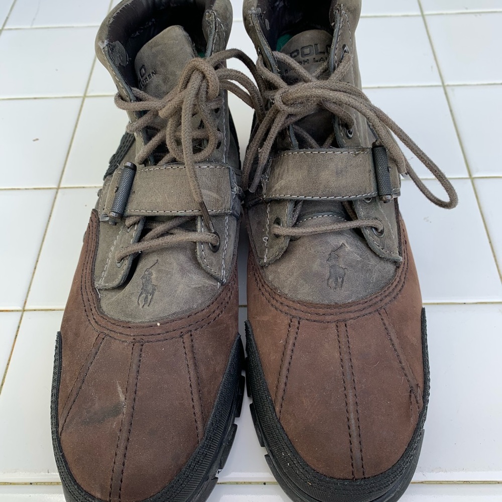 Men’s Polo boots - 9.5 D buckle boots 8121188938